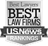Logo Recognizing Case Barnett Law Corporation's affiliation with US News