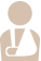 person with arm in a sling
